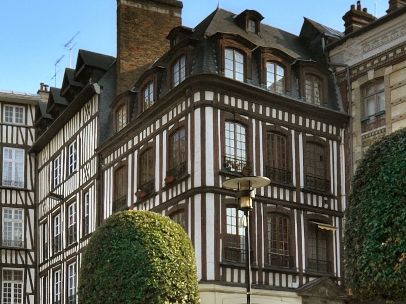 Rénovation immeuble classé centre historique Rouen
